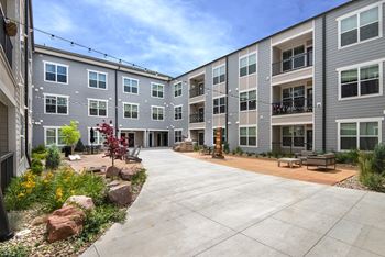 Large Courtyard at Watermark at Harvest Junction, Longmont